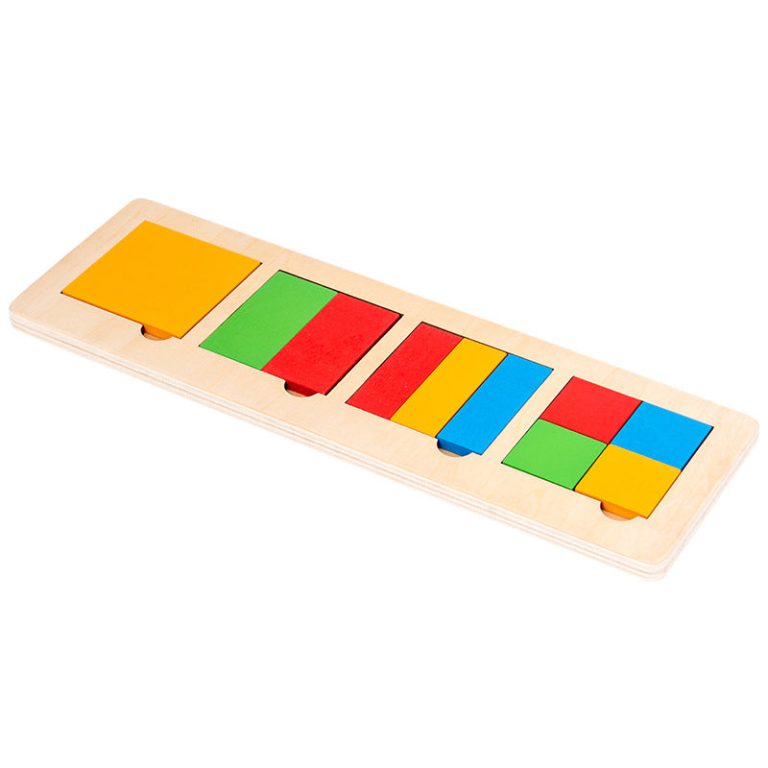 Montessori Wooden Sorting Game With Geometric Shapes Tohittheroad