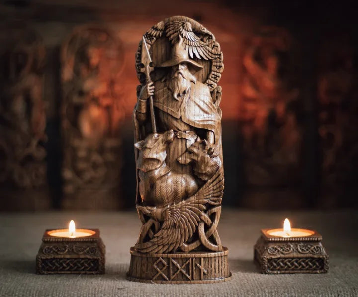 Norse Gods Scandinavian Pantheon Altar Statue – ToHitTheRoad